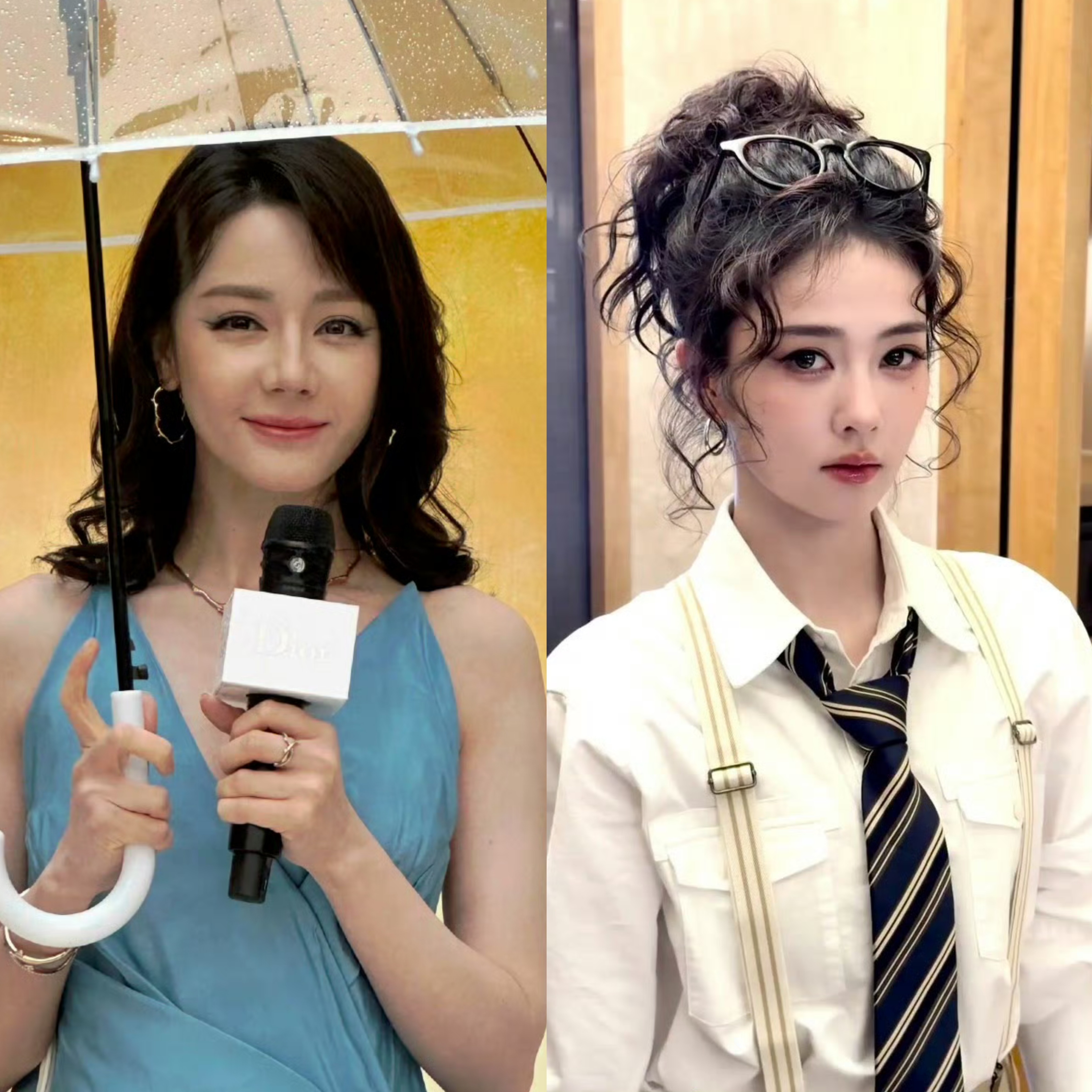 王亚飞 迪丽热巴 同是90花，同是live生图，都是今天的新图，33岁的迪丽热巴