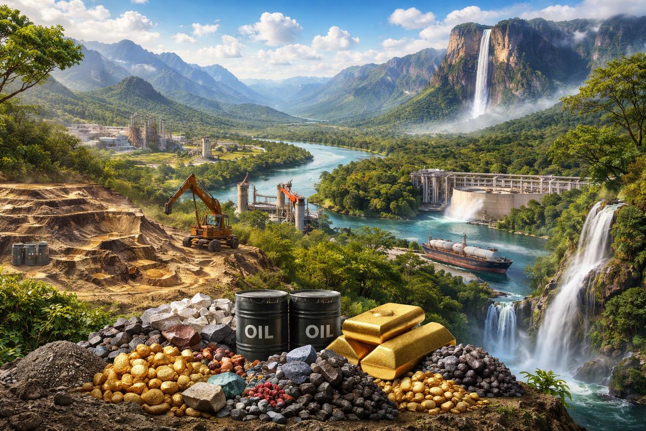 委内瑞拉不光是石油大国，它的其它自然资源也丰富得让人惊叹。
大家都知道，委内瑞拉