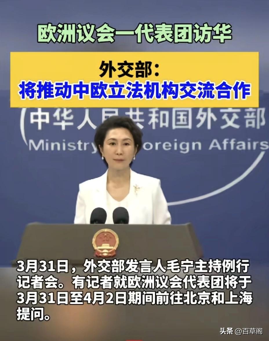 欧洲议会8年来首次派人来北京了！

一出手就是重磅信号
中欧关系正在加速回暖
