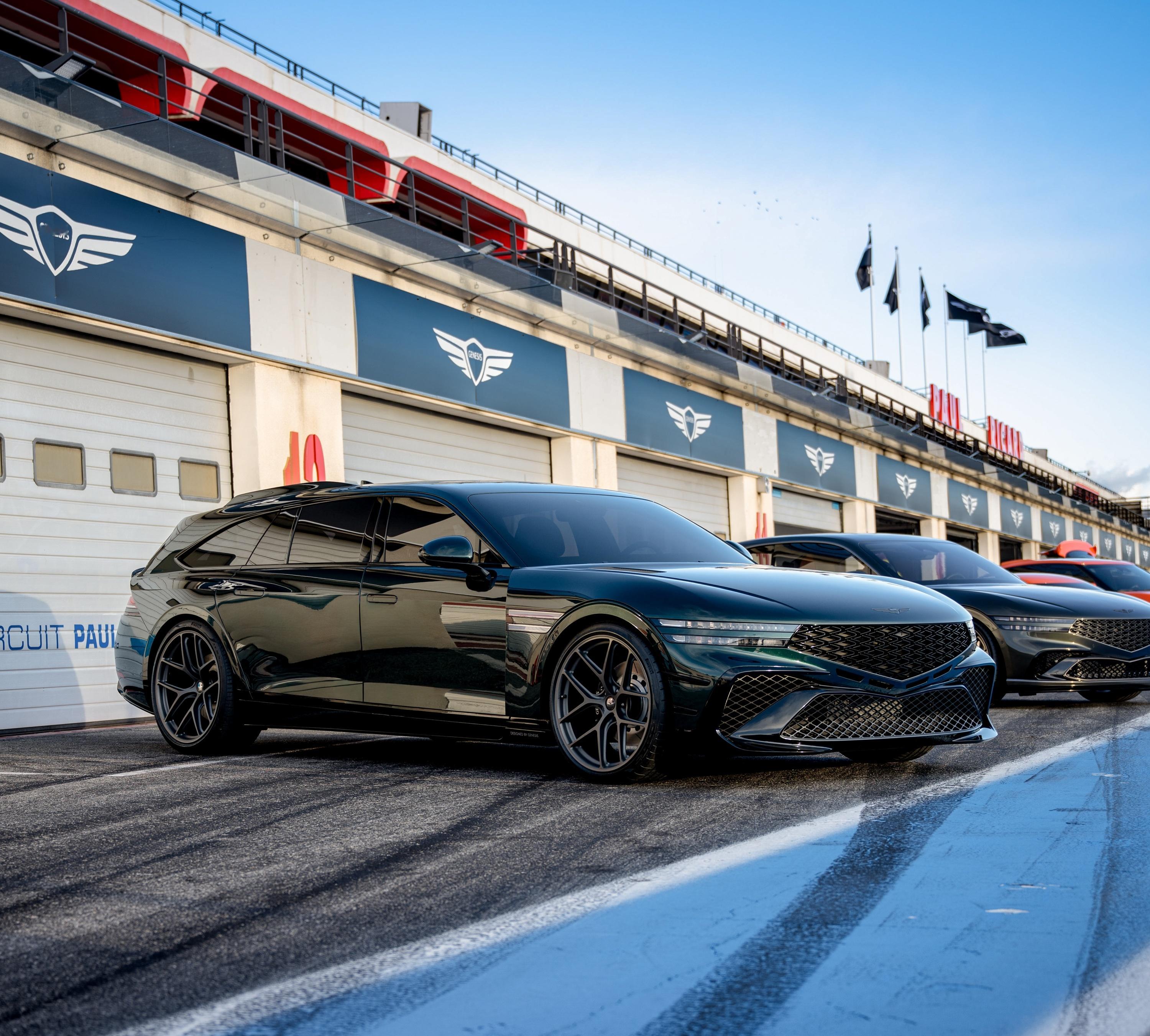 捷尼赛思G90 Wingback概念车，5米1车长，3米2轴距。设计这一块，捷尼