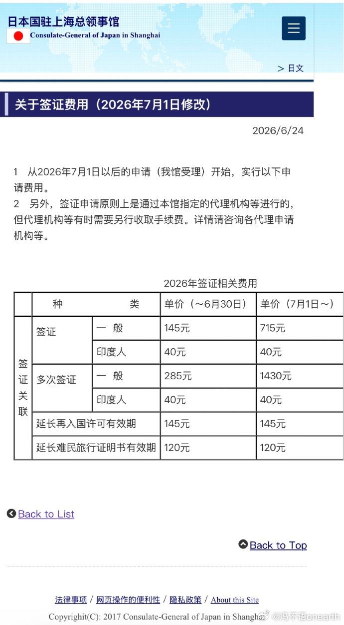 日本签证，翻了几倍？ 