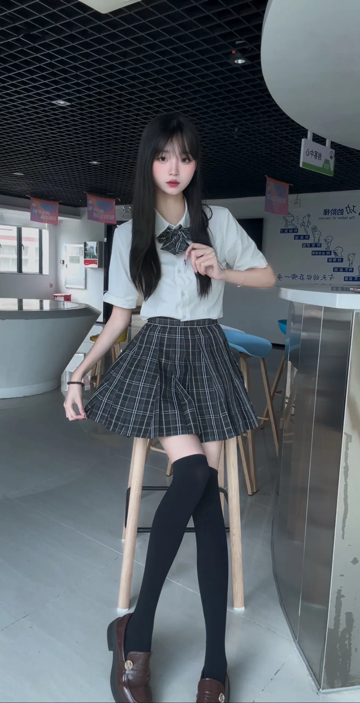 腿长一米八 显身材穿搭