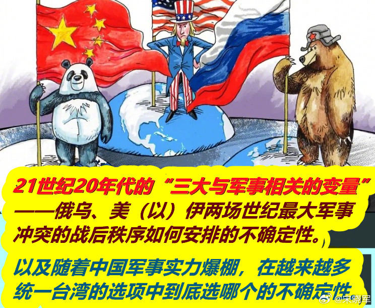 在二十一世纪的“三大与军事相关的变量”中，前两个变量正每天都在实实在在的演进；而