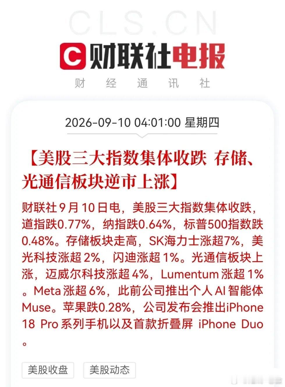 一觉醒来，利空突袭，             美债收益率飙升， 欧美股市大跌，中