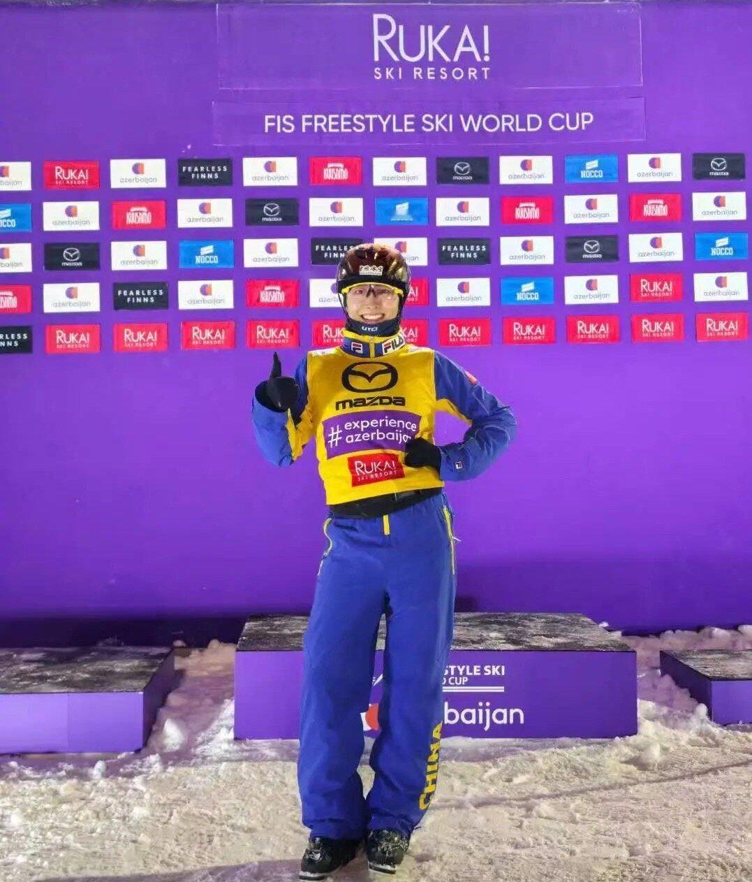 徐梦桃获得自由式滑雪世界杯卢卡站金牌！在芬兰当地时间6日进行的国际雪联自由式滑雪