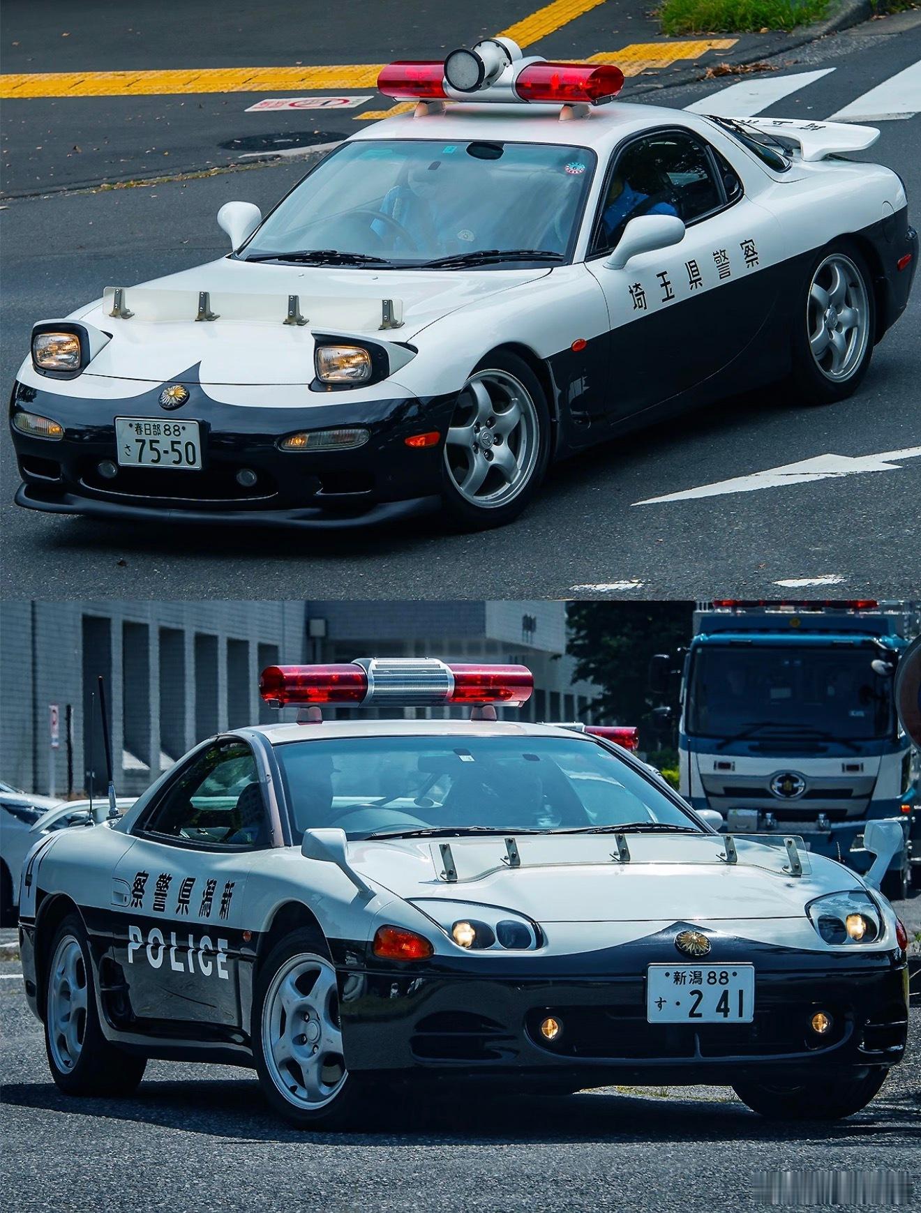 经典jdm性能车穿上制服这一片日警真的太帅了！定一个小目标先把图中所有车的模型收