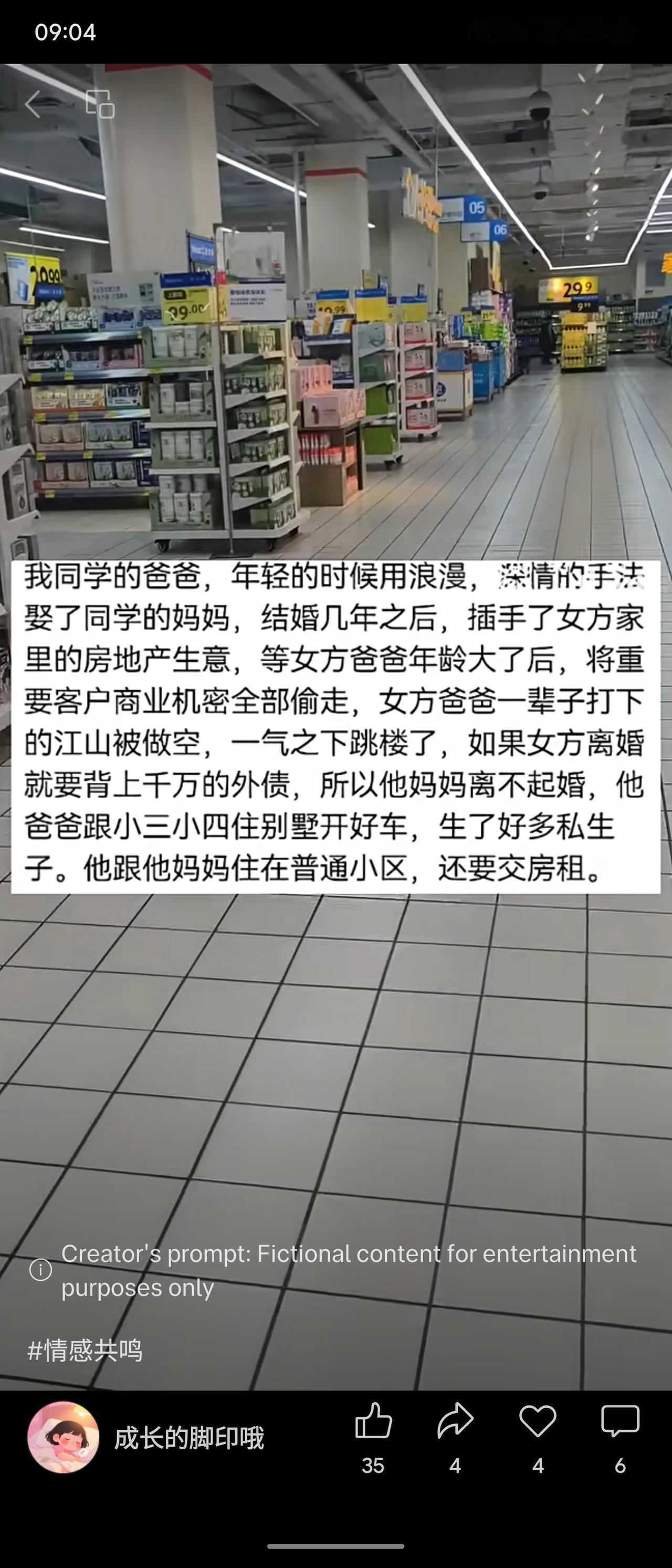 一段婚姻被利用为商业手段：男方以浪漫结合为起点，逐步渗透女方家族房地产业务，最终