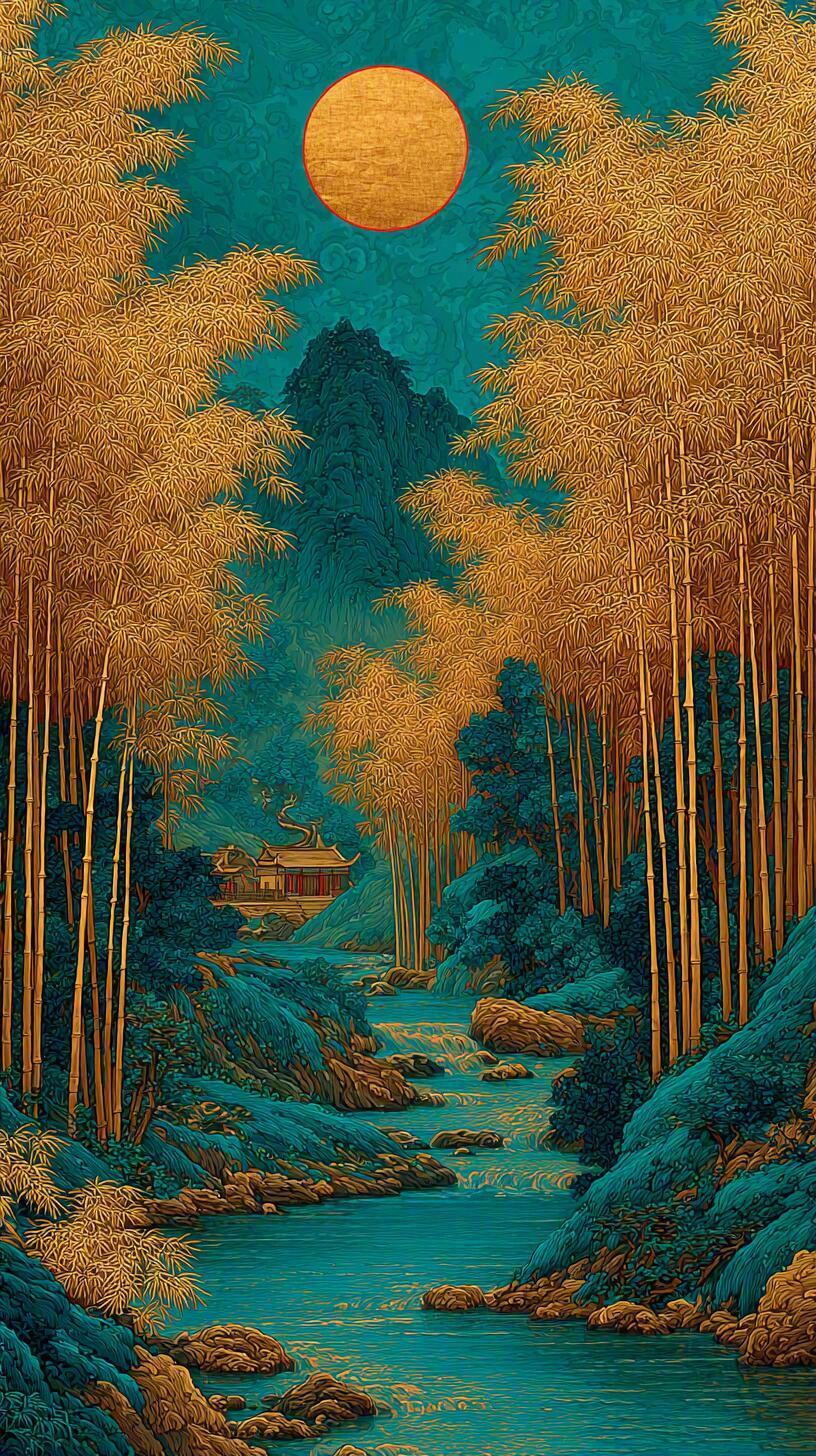 幽篁流金·云栖半舍 