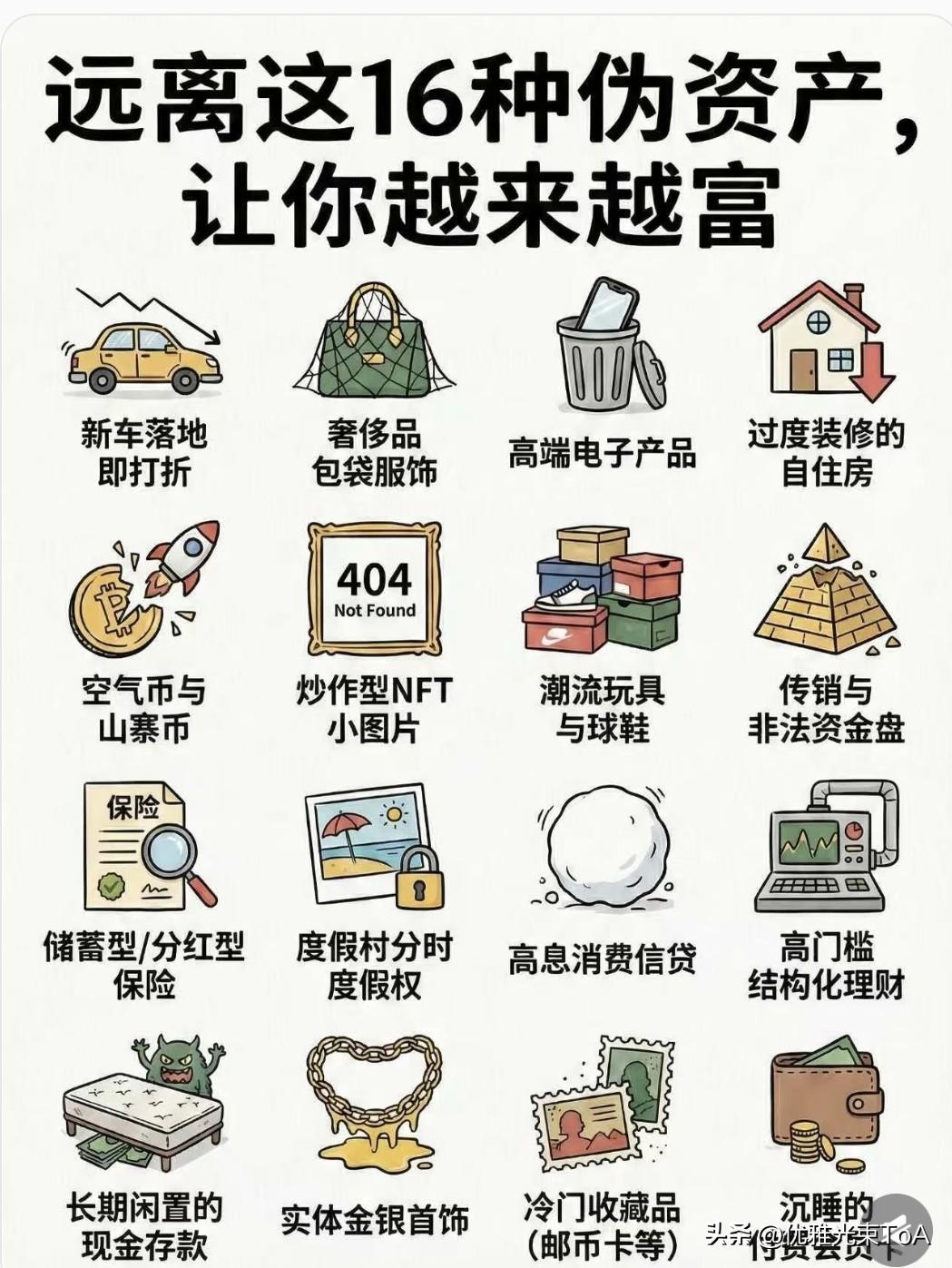 越忙越穷的真相！16种伪资产，正在偷偷掏空你的钱☞☞☞
 
普通人最大的亏钱误区