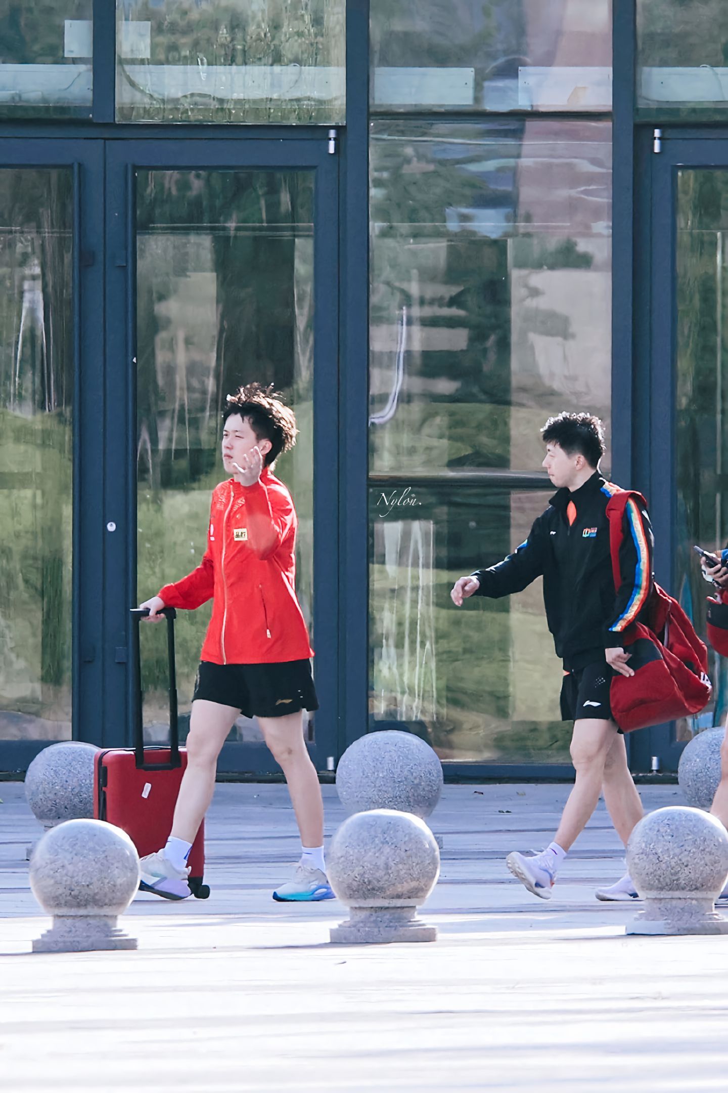 王楚钦和马龙成都世乒赛两张照片 芜湖命运般的龙头 