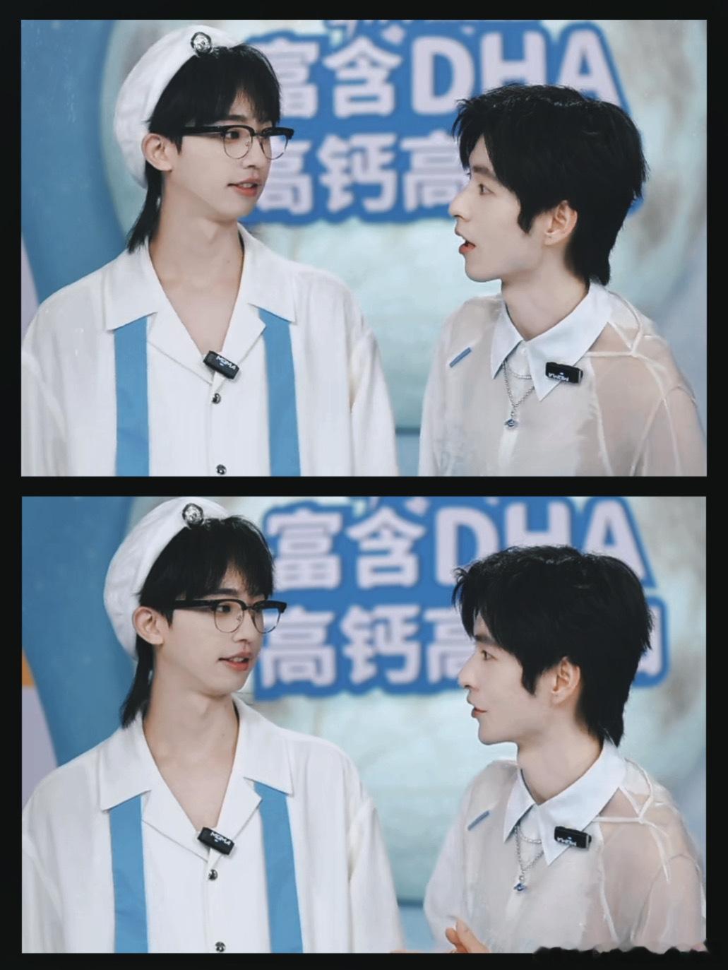 #你们院人是真全年无休吧##文韬半透衬衫把我钓成翘嘴#文韬何运晨首次合作直播来啦