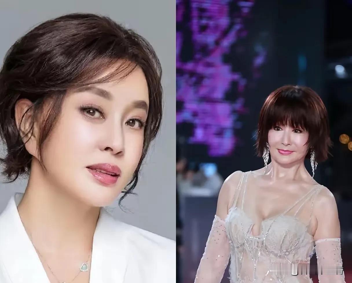 潘迎紫78岁，刘晓庆75岁，这两位都演过武则天，状态保持得都很不错，尤其是潘迎紫