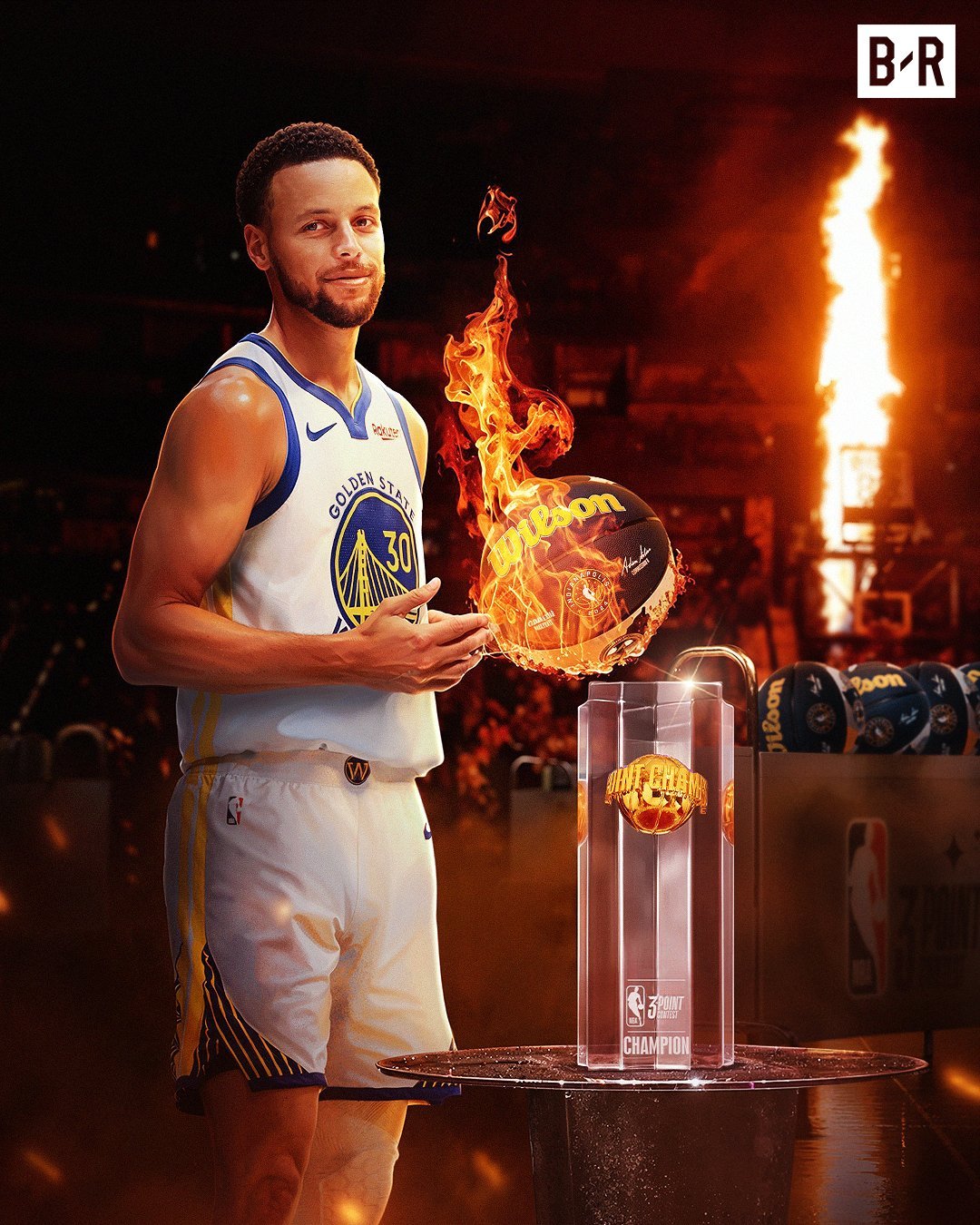 不仅是约库大战！！29分已经是全场最高拿下拿下冠军哈哈哈#库里三分对决约内斯库#