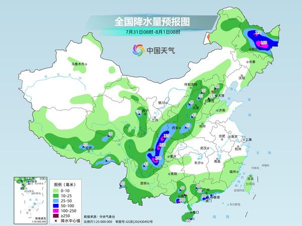 中东部大范围桑拿天持续 四川陕西等部分地区有强降雨