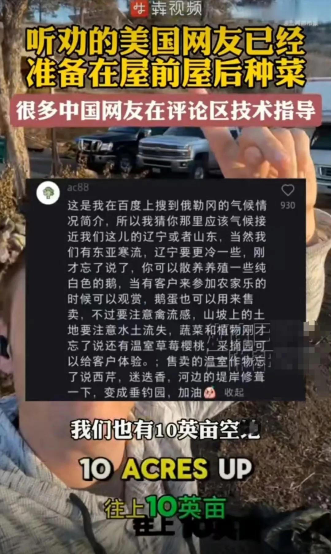 美国网友已经准备在屋前屋后种菜！笑喷了[捂脸][捂脸]
     小某书像打通了