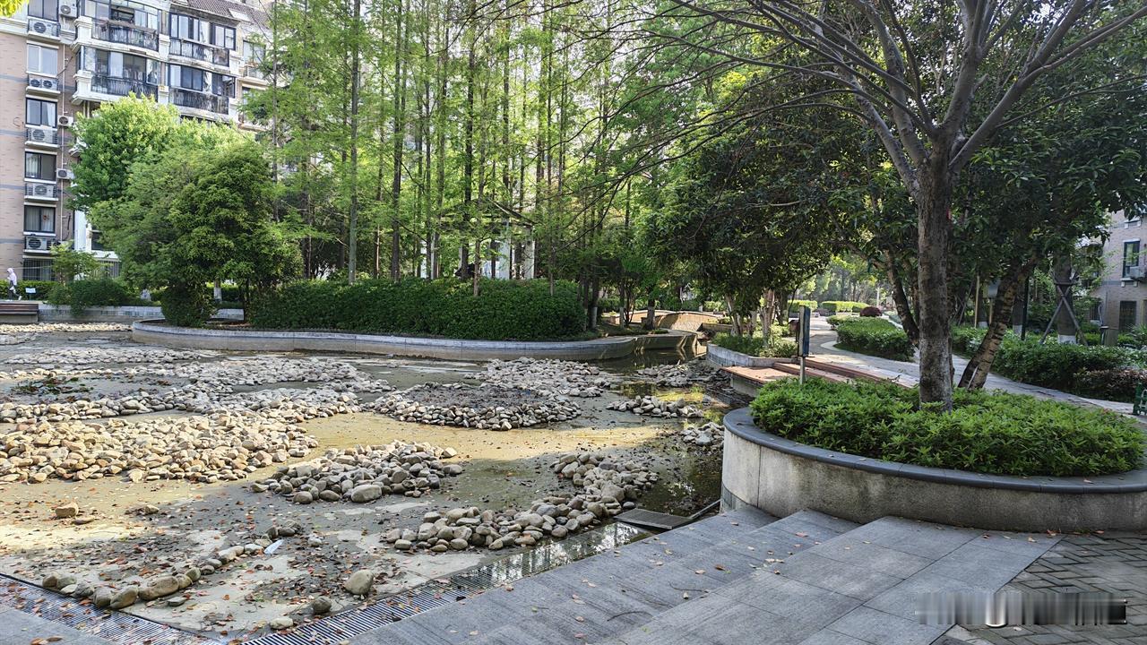 生活随笔
 
今早路过小区湖边，撞见物业正在放空湖水，准备清塘换水。
 
心里莫