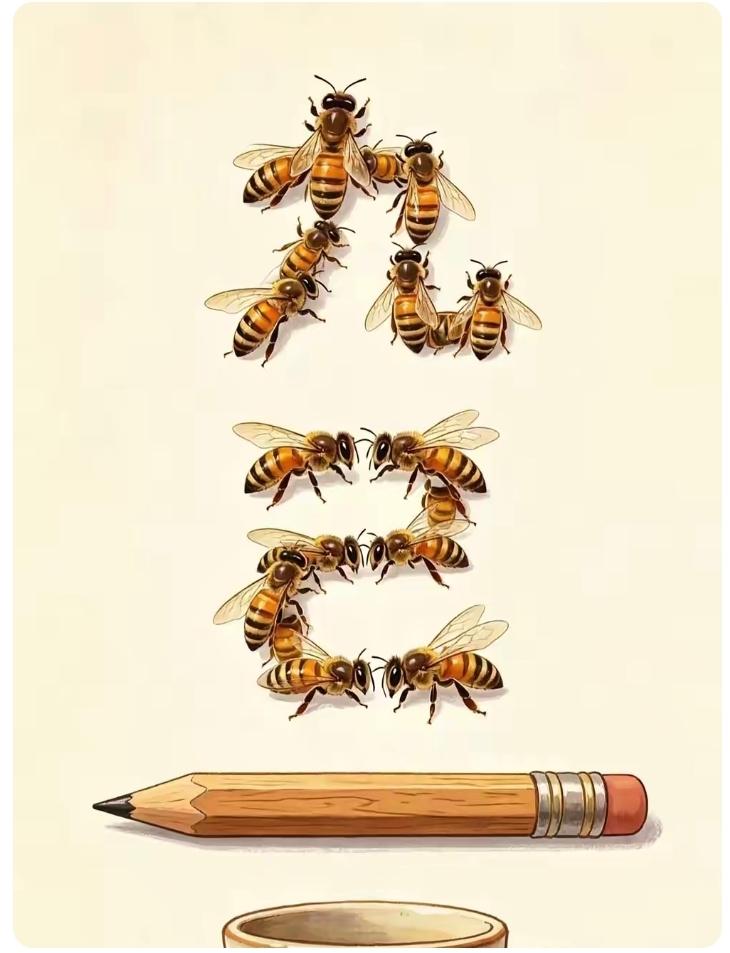 蜜蜂拼成两个字，猜一句古诗，答对才算国学高手

看图猜诗 趣味国学