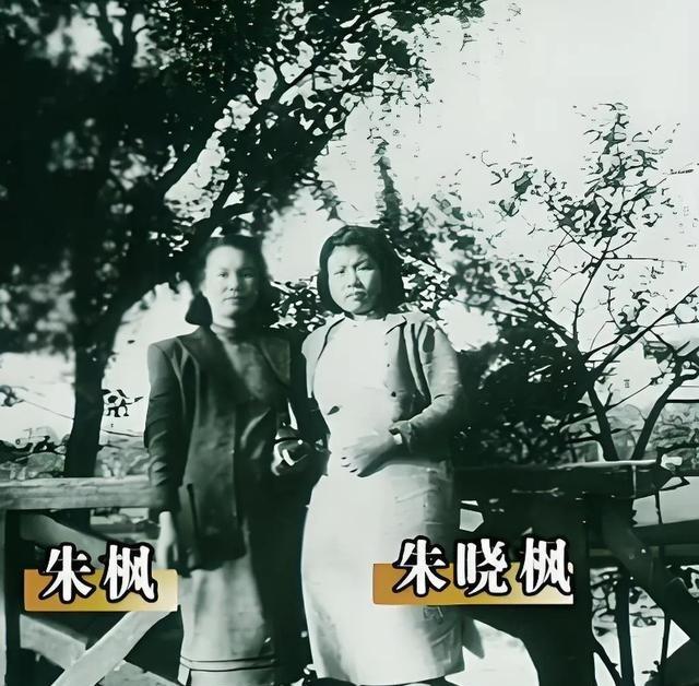 朱枫烈士的后人如今大多生活在大陆。她的亲生女儿朱晓枫，1946年被送往解放区，1