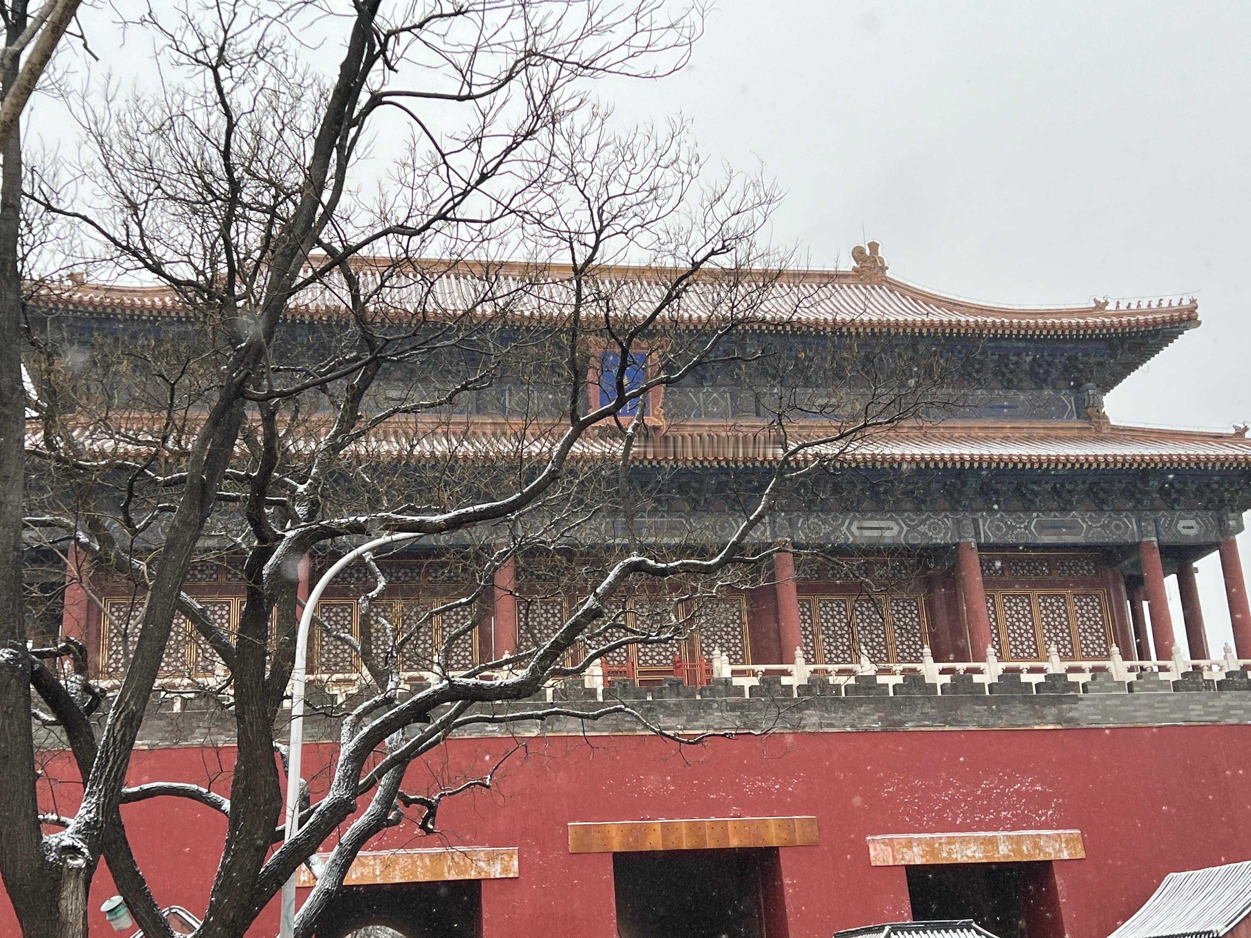 北京暴雪 赶上了北京初雪❄️下雪的故宫 