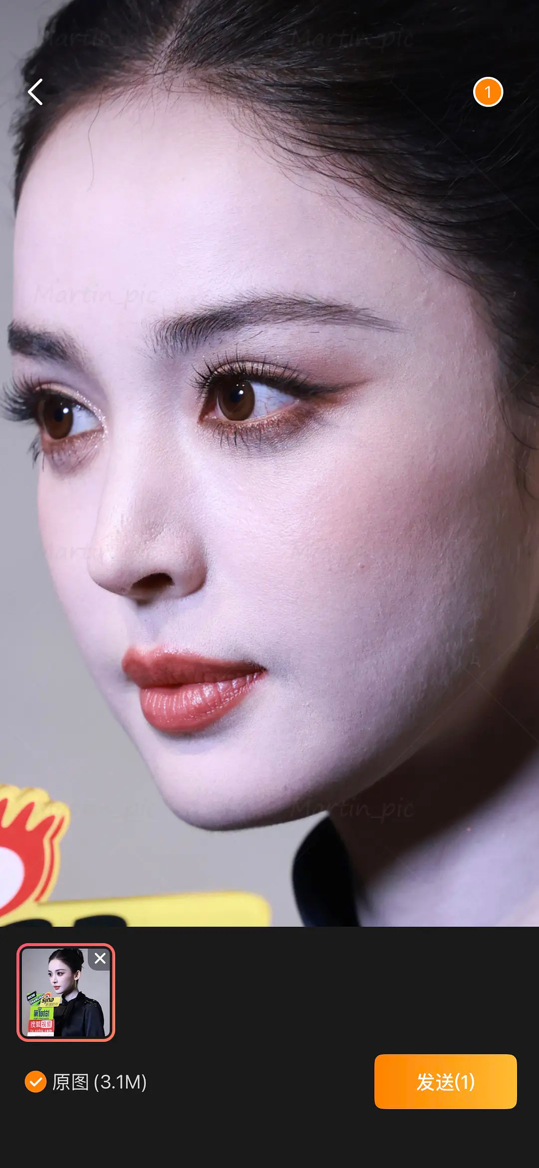 娜扎生图什么水平？这面部平整度太牛了 