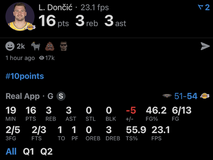 如何评价？半场的东契奇：13投6中 三分球5中2 罚球3中216分3篮板3助攻1