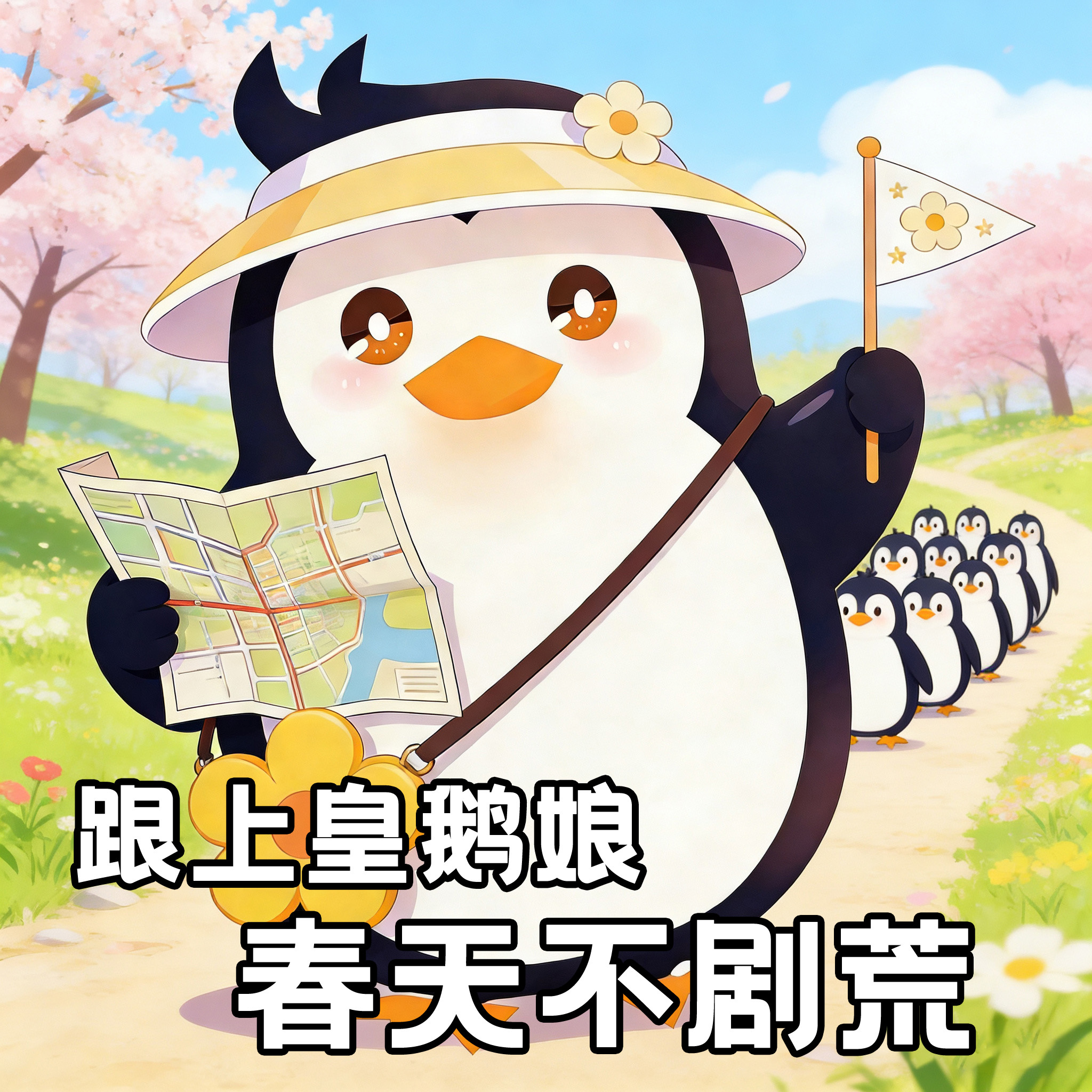 足不出户也能春游的方法找到了这届春游被卷出花了  无论你爱不爱出门都可以领略春天