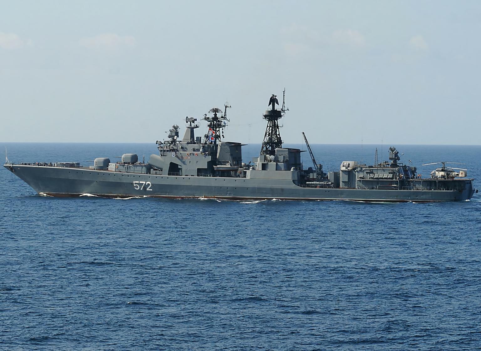 俄罗斯“无畏”级驱逐舰“无畏”级驱逐舰是俄罗斯海军现役的主力驱逐舰，一共建造了1