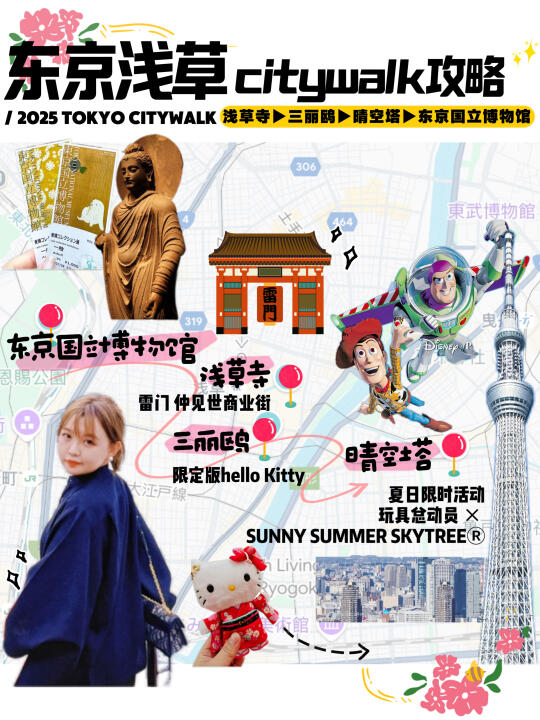 🇯🇵东京旅行｜浅草周边一日citywalk攻略🚶