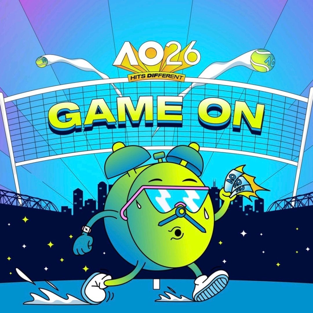 2026新年快乐🎆，game on！新的一年继续关注郑钦文，关注小绿球。 