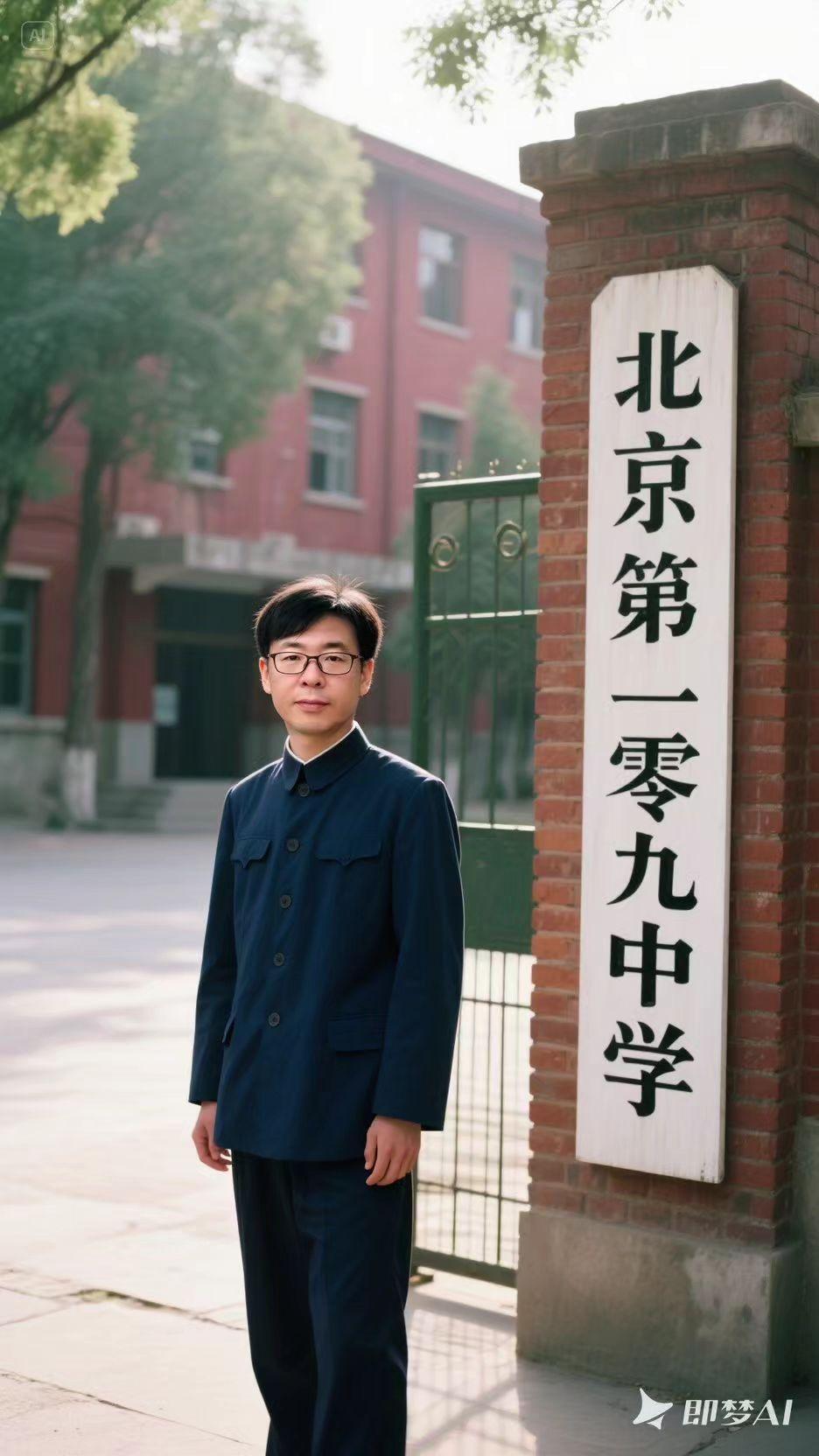 1980年，我的中学毕业照，时光再现