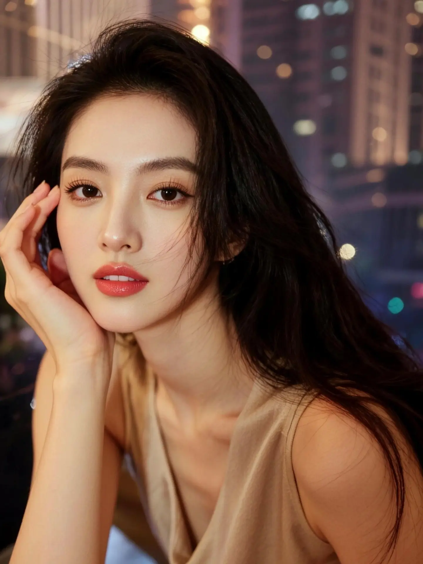 AI港风夜景照 ai创作 玩法合伙人计划 情绪音乐玩法新风向 ai写真