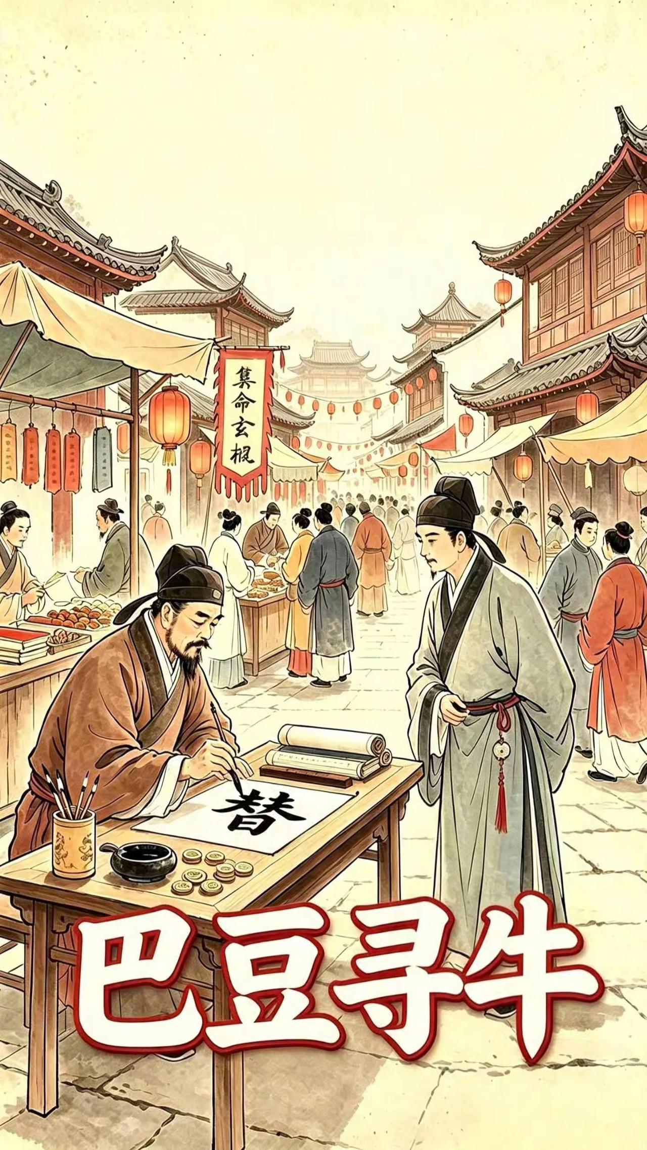 《巴豆寻牛》