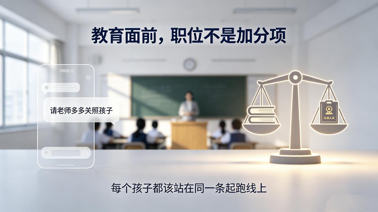 家长群晒职务求关照，教育公平容不下身份暗示
        家长在班级群亮出双方