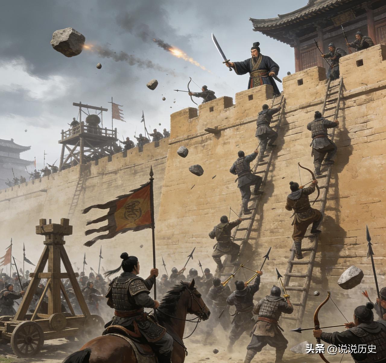 公元前208年，吴广的人头被部将田臧割下，送到陈胜手中。几天后，陈胜自己也被车夫