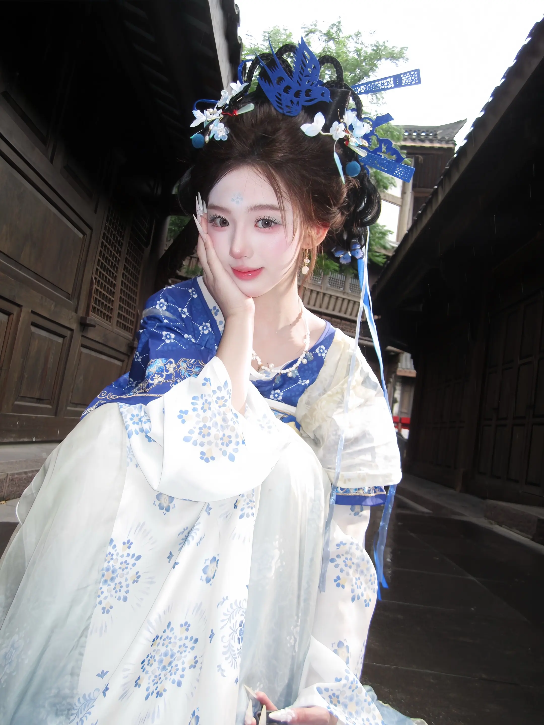 蓝白交织，青瓷入梦～