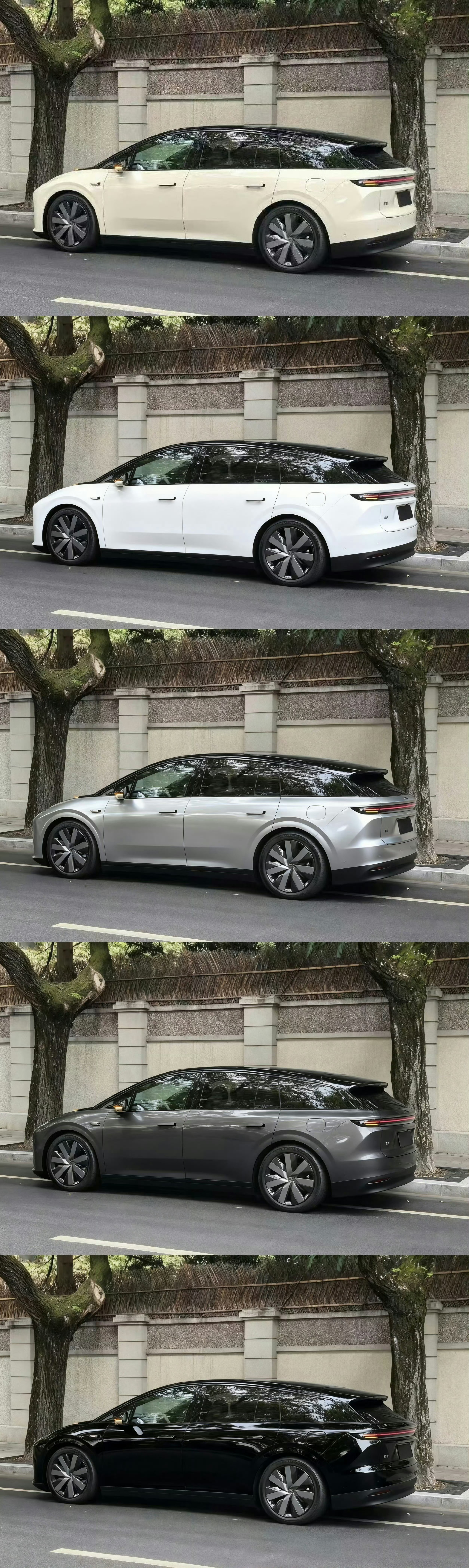 理想i6奶茶色+熏黑车标，包帅的～ ​​​