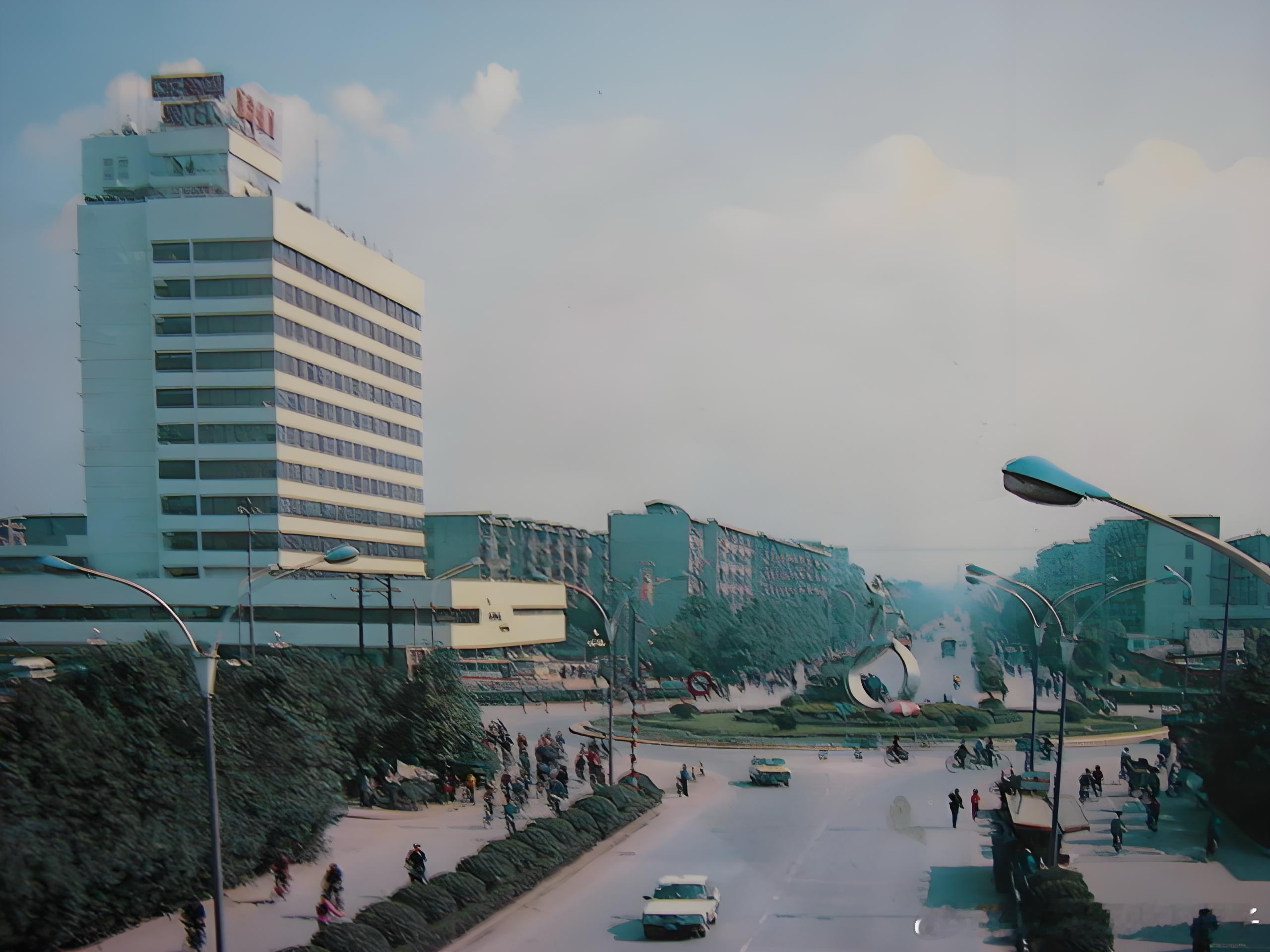 老照片  八十年代四川成都饭店老照片 