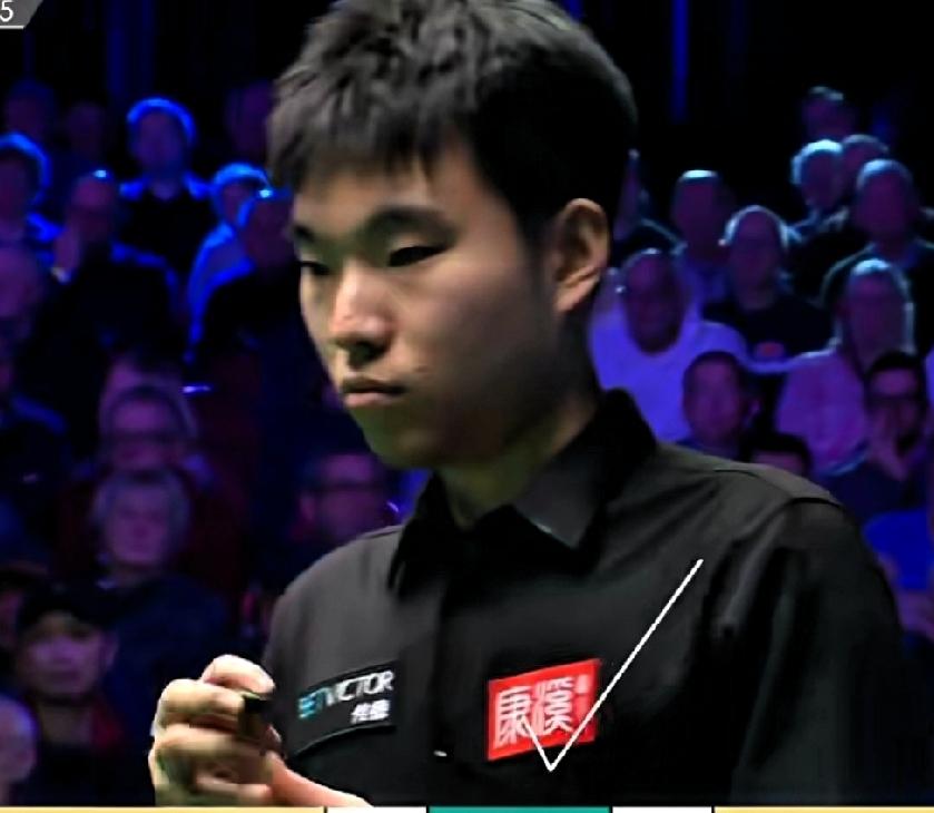 范争一也轰单杆过百115分，以119-0拿下第6局，连续扳回两局，将比分扳平3-