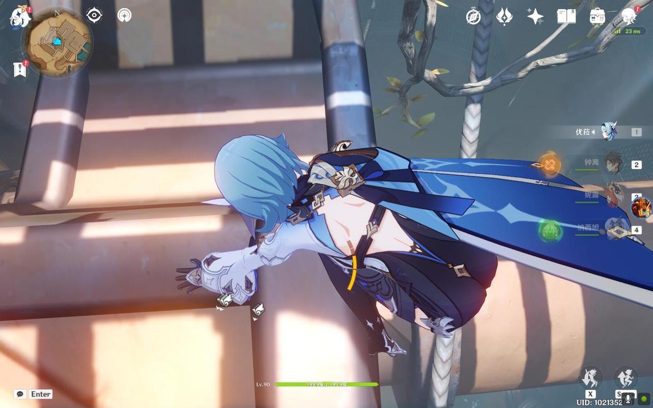 优菈的态度，端正了许多！#原神##游戏##二次元#