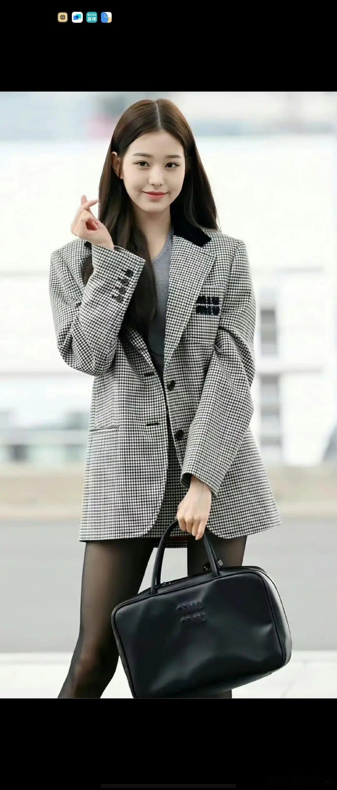 内娱这些包括韩娱外娱这些，真还就没人比张元英更能带miu单品 