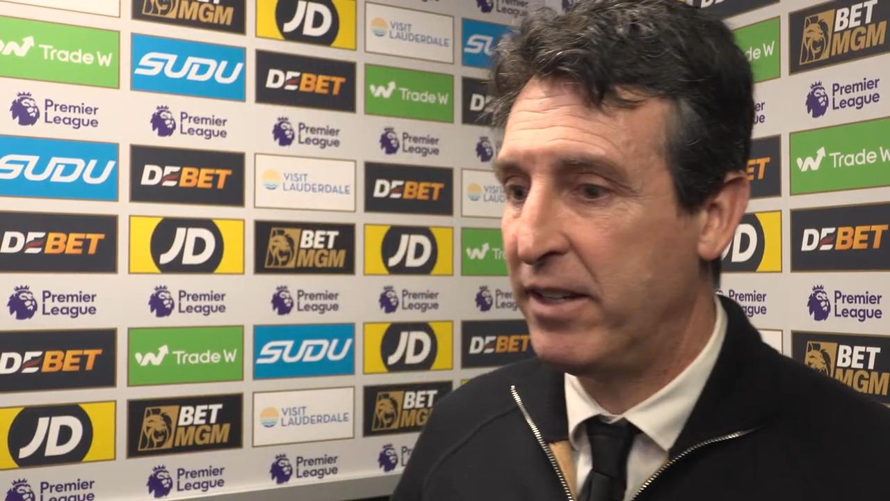 【埃梅里：维拉现在已经很棒】尽管客场0-2输给副班长狼队，但埃梅里表示，维拉目前