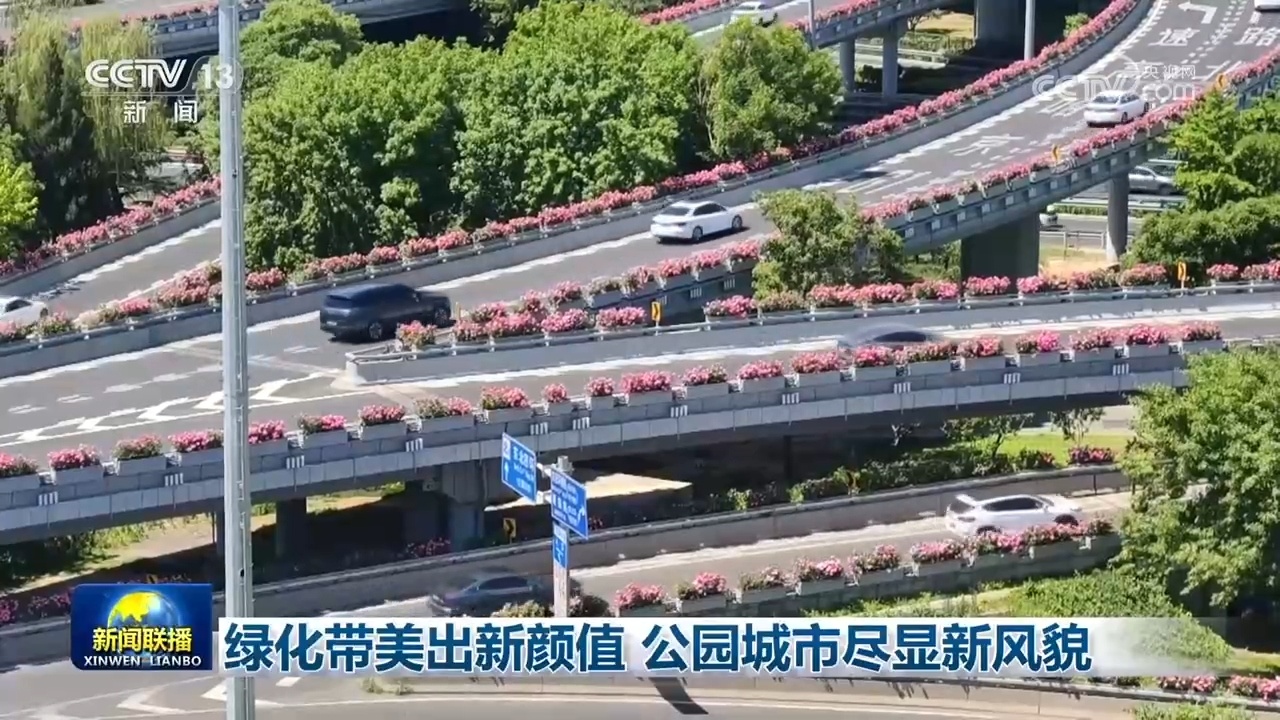 绿化带美出新颜值 公园城市尽显新风貌