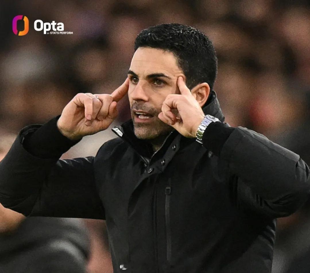 Opta统计，阿森纳在踢完桑德兰之后一度领先第二名9分，这也是他们03-04夺冠