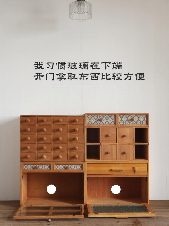 就这样陈列也挺好 （适合90厘米的桌面）