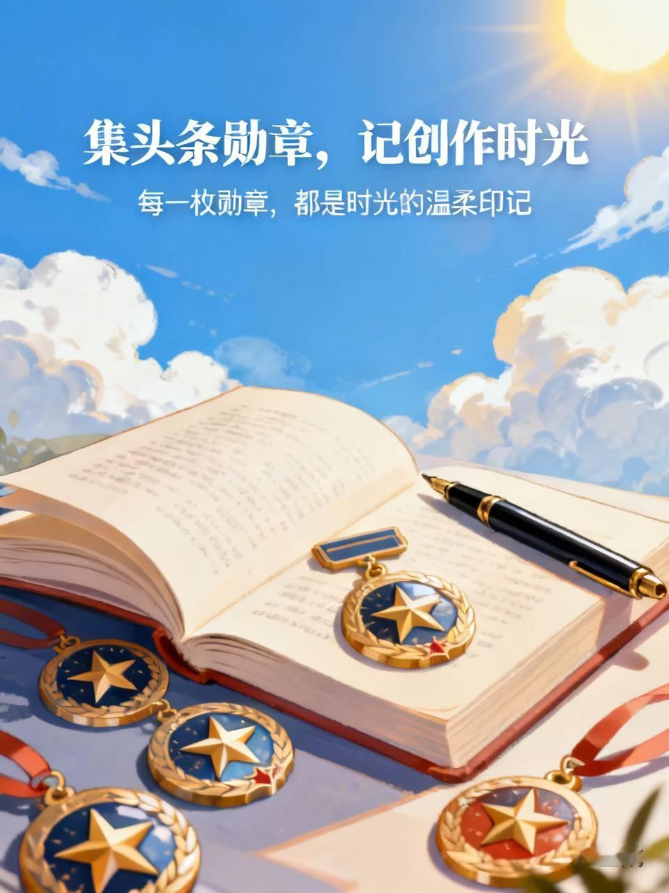 每一枚头条勋章，都是时光赠予创作者的温柔印记。有人以笔为舟，在信息洪流中打捞人间