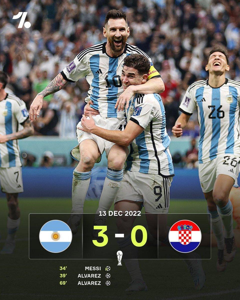 两年前的今天，莱昂内尔·梅西 (Lionel Messi) 和阿根廷队已锁定 2