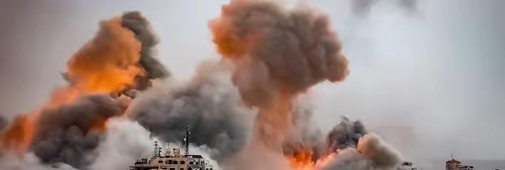 胜利营炸了！几架廉价无人机加火箭弹，悄无声息摸进巴格达美军核心营地，"鲜血守护旅