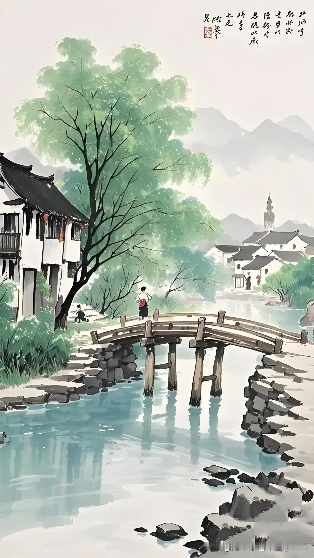 《初夏即事》
——元·柯九思
绿杨袅袅雨初晴，
浴罢兰汤尚宿酲。
帘卷流苏通乳燕