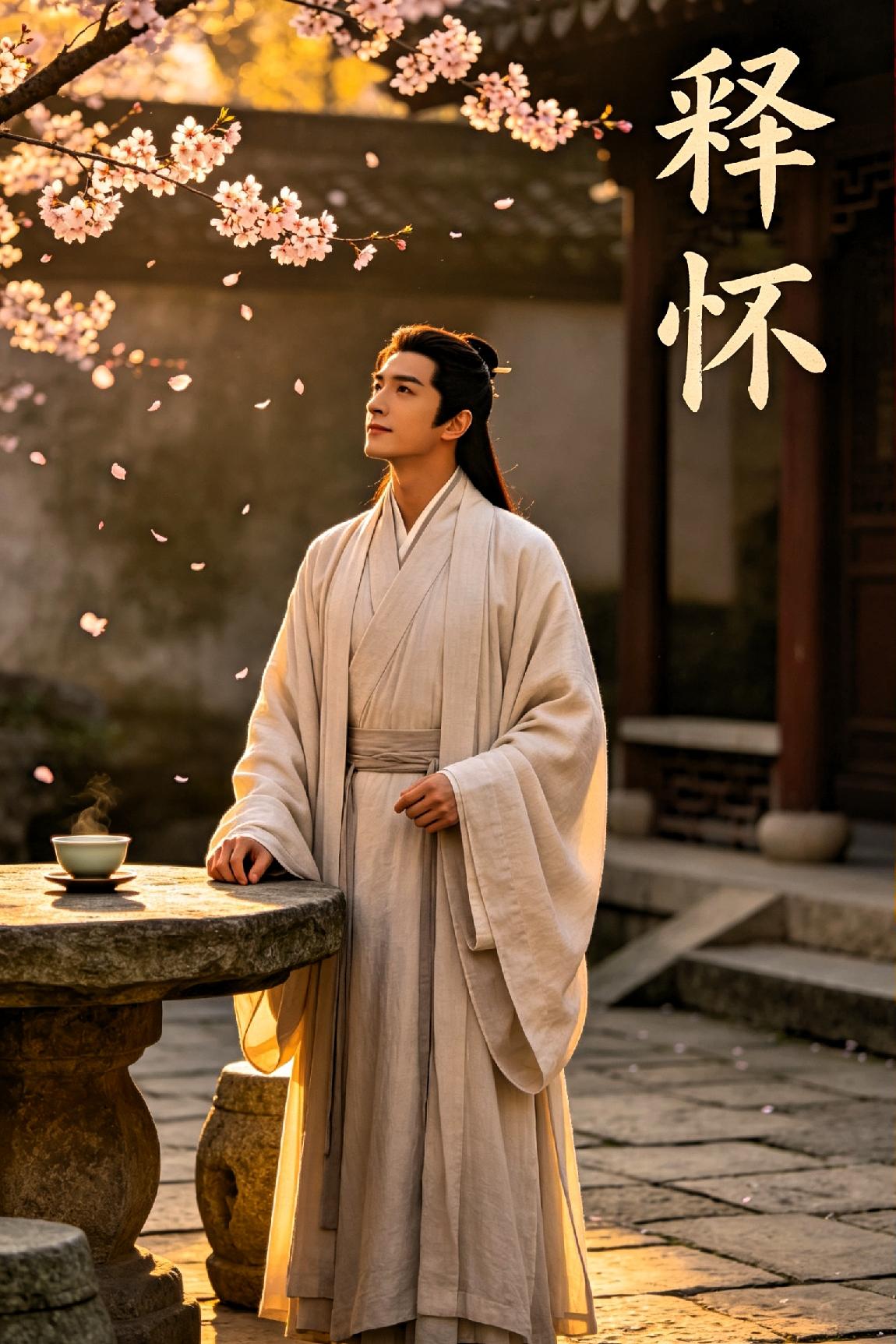 释怀（七言律诗）

 
抛却心羁扫俗尘，敞襟俯仰阅荒垠。

闲随云絮舒遥宇，静伴