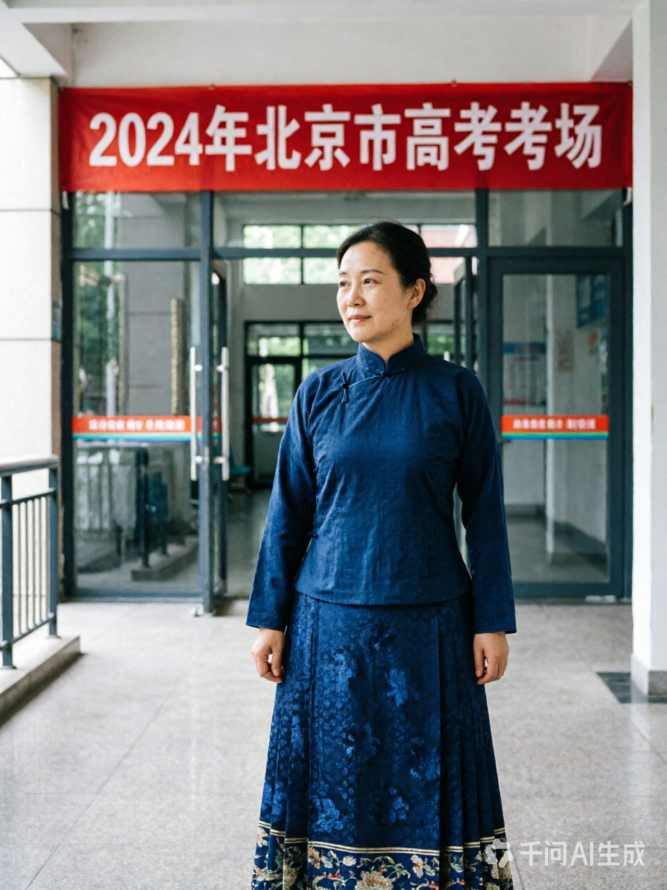 北京考场外没选旗袍的妈妈穿了啥高考加油 今年北京考点外画风真变了！往年清一色的“